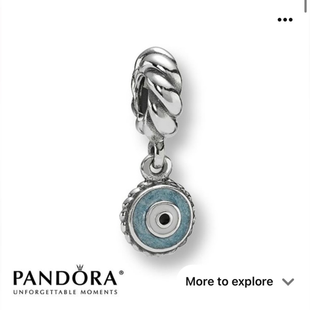 Pandora  Evil Eye Dangle Charm
